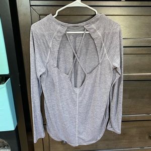 Under Armour open back workout top